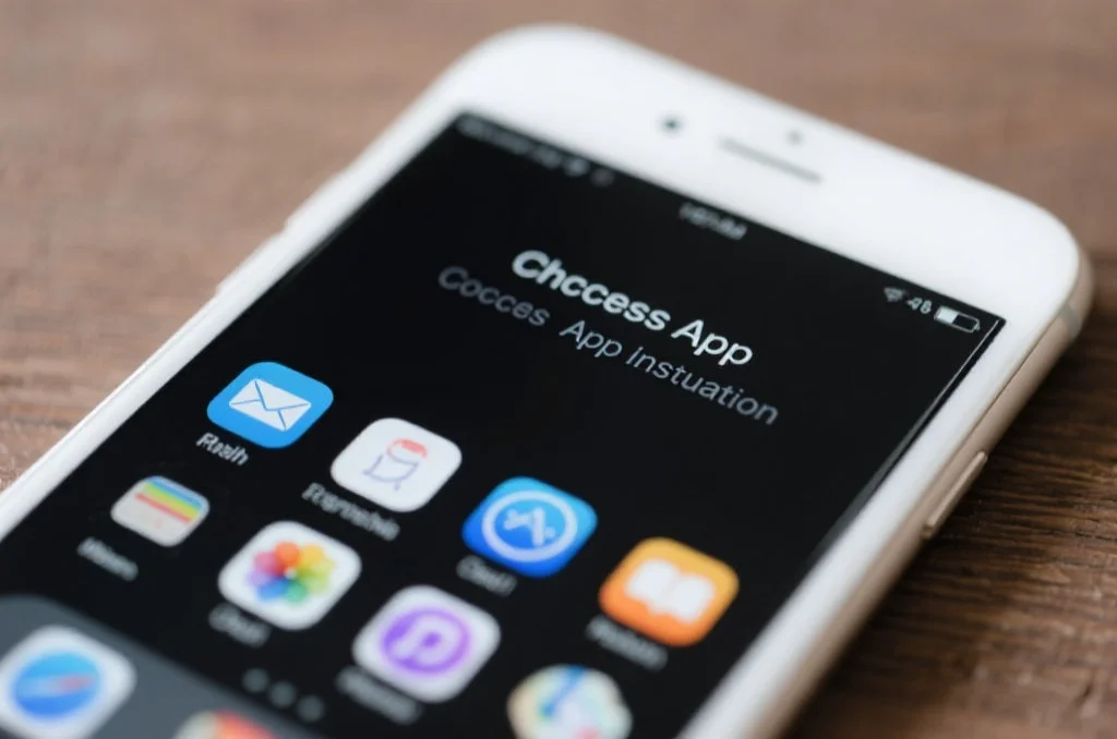 安信15App成功安装并运行的智能手机界面